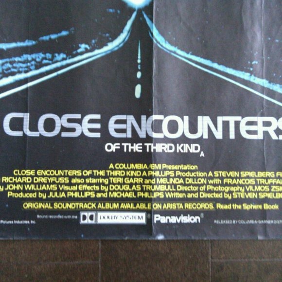 Movie Poster Film Close Encounters of The Third Kind Original Steven Spielberg - Picture 5 of 16